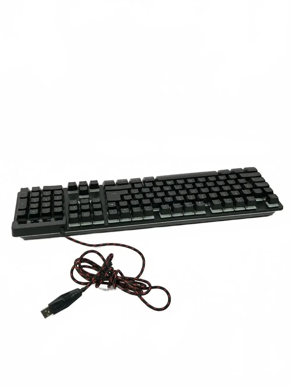 King Cukusa Rainbow Backlit 104key Gaming Keyboard Plug & Play Tested Works